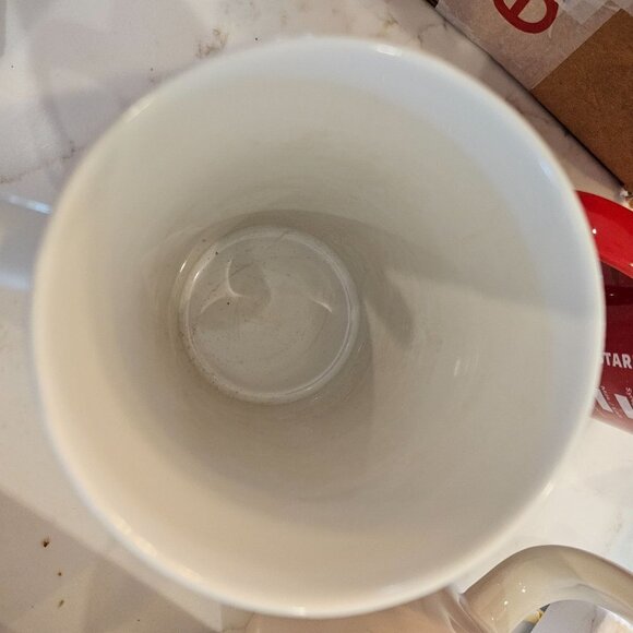 Starbucks Christmas Blend 2014 30th Anniversary Coffee Mug Mermaid 12 Oz Red - Picture 7 of 8